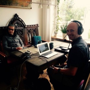 Aufnahme der Podcast-Folge 62 mit Gast Tom Siewert (links) und Martin Fischer. Foto: Staatsbürgerkunde 