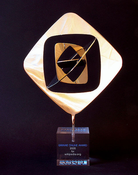 Die Trophäe für Wikipedia, Preisträger 2005 (Quelle: http://de.wikipedia.org)