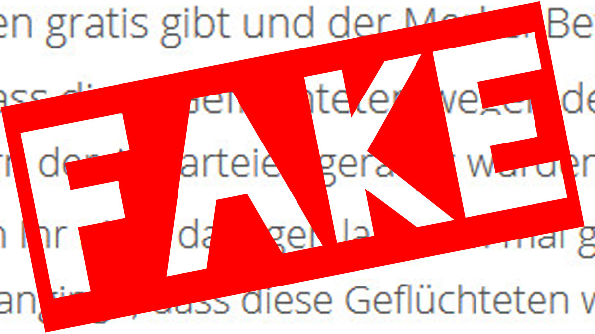 "Fake"-Stempel auf Schrift. Montage: Grimme-Institut