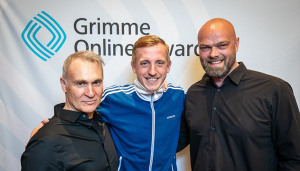 Marcello Bonventre (links), Hubertus Koch (Mitte) und Christian Tipke (rechts) von "Einigkeit & Rap & Freiheit"