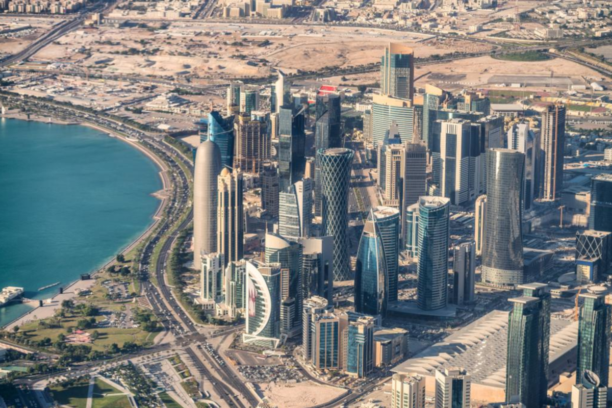 Foto von Dohas Skyline