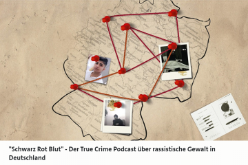Screenshot des Podcasts "Schwarz Rot Blut"