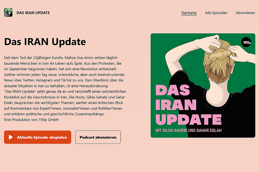 Screenshot "Das Iran Update"