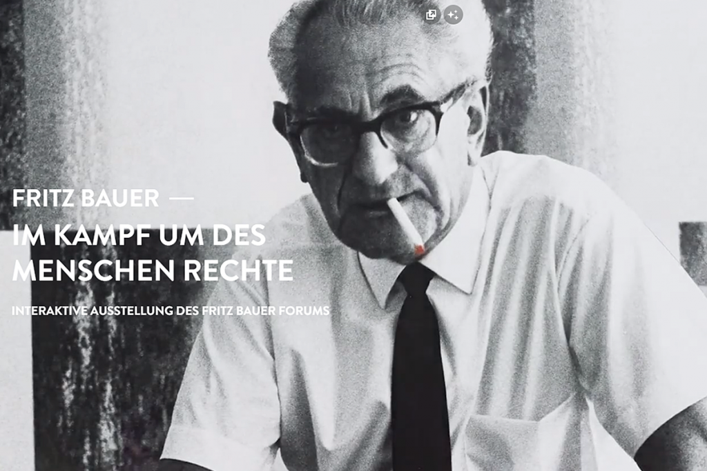 Screenshot „Fritz Bauer: Im Kampf um des Menschen Rechte“